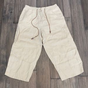 Lauren Ralph Lauren 100% Linen Khaki Pants Sz 10